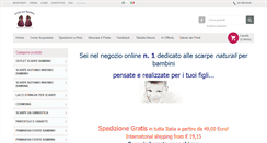 Desktop Screenshot of calzaturebambini.com